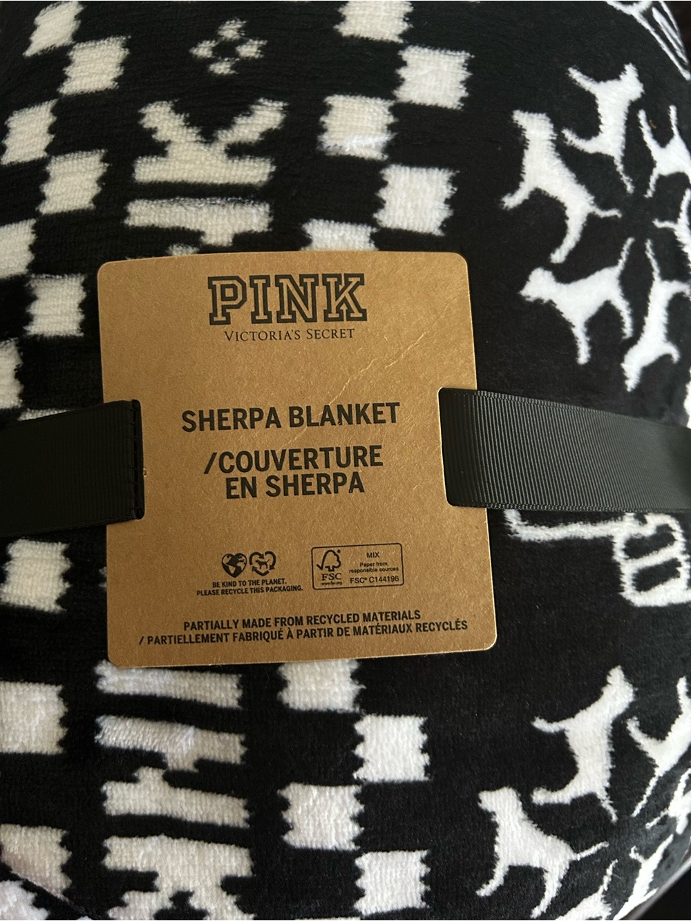 Brand New Pink Sherpa Blanket